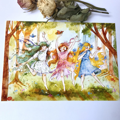 Vílie radosti- print A5