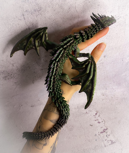 Flexi Fantasy Drak zeleno fialový