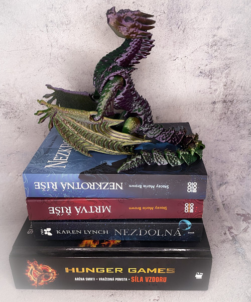 Flexi Fantasy Drak zeleno fialový
