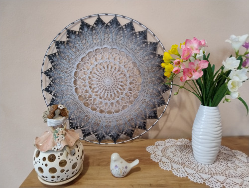 Háčkovaná mandala