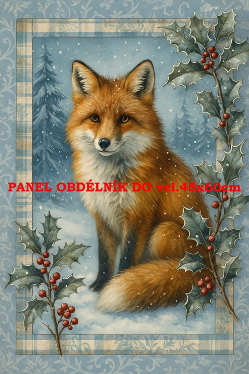 Bavlněný panel 7x10 cm