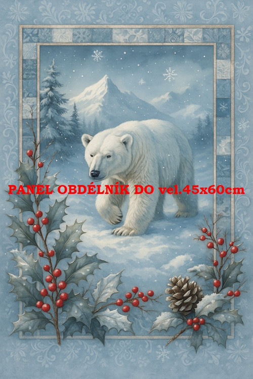 Bavlněný panel 7x10 cm — foto 1