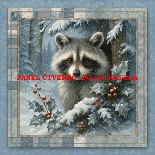 Bavlněný panel 10x10 cm