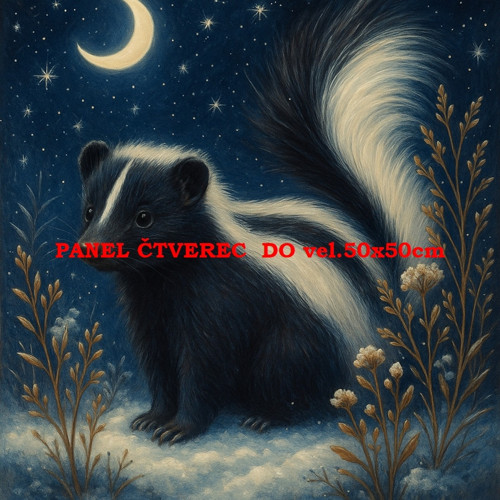 Bavlněný panel 10x10 cm