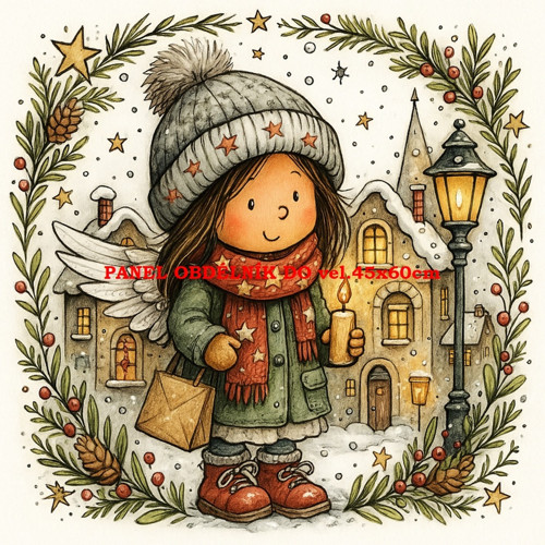 Bavlněný panel 10x10 cm