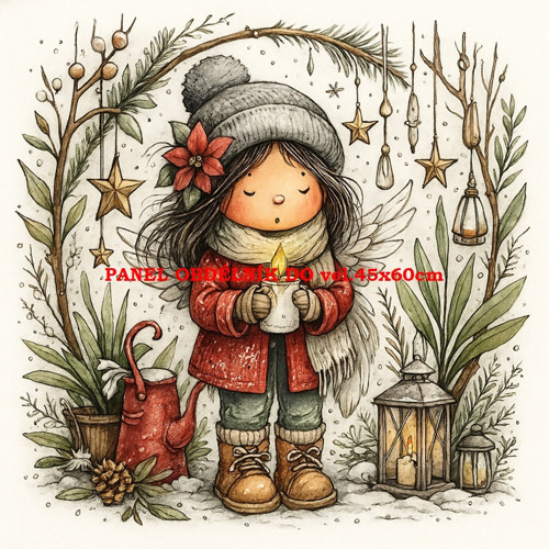 Bavlněný panel 10x10 cm