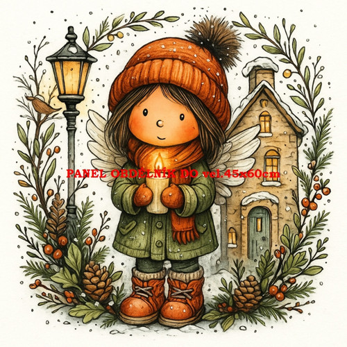Bavlněný panel 10x10 cm
