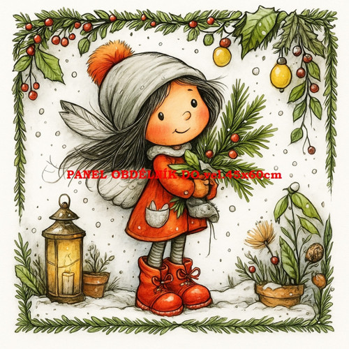 Bavlněný panel 10x10 cm