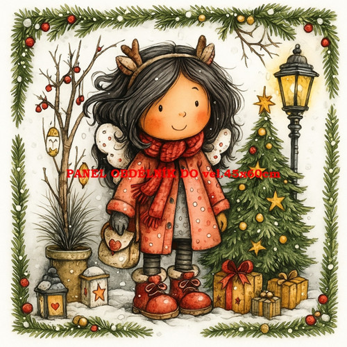 Bavlněný panel 10x10 cm