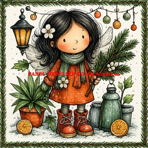Bavlněný panel 10x10 cm