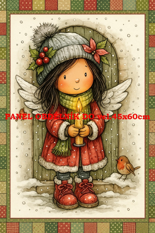 Bavlněný panel 7x10 cm
