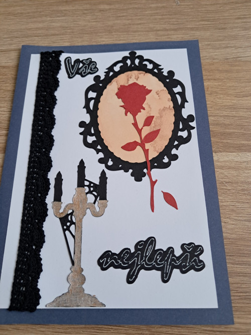 Přáníčko - Vše nejlepší (gothic)