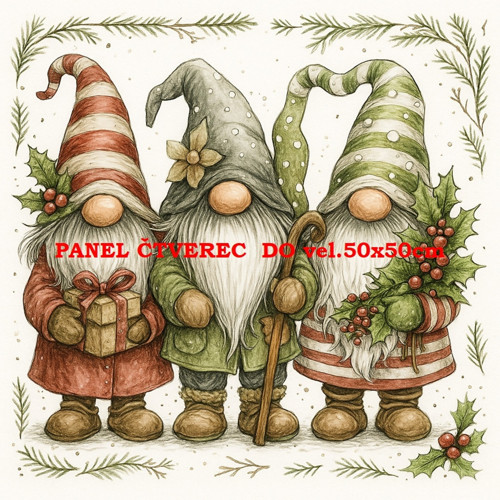 Bavlněný panel 10x10 cm