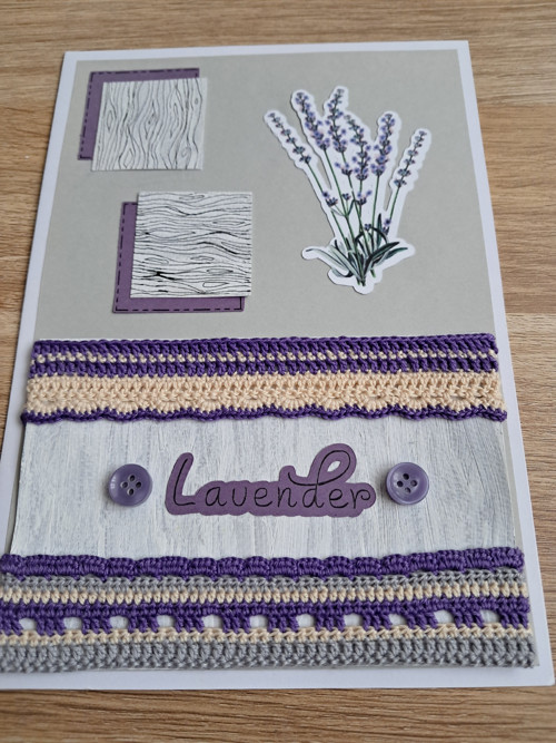 Přáníčko - lavender