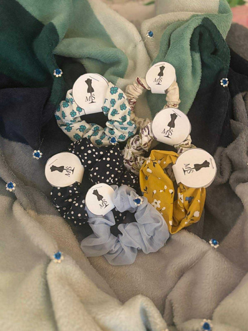 Bavlněná scrunchie – pohodlná gumička pro každoden