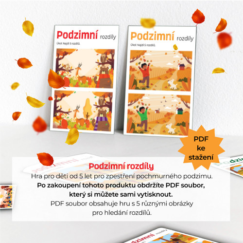 Hra podzimní rozdíly - PDF ke stažení
