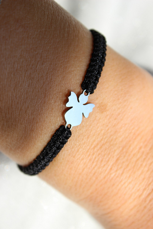 Anděl ochránce (nerez. ocel.) Náramek