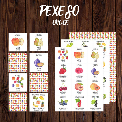OVOCE Pexeso - Memory Game, PDF soubor