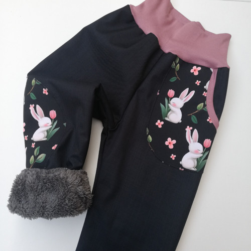 Softshell. kalhoty S BERÁNKEM - KRÁLÍČCI — foto 1