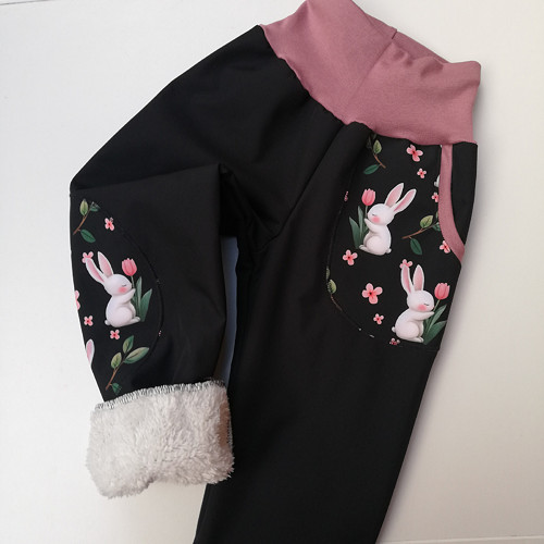 Softshell. kalhoty S BERÁNKEM - KRÁLÍČCI — foto 1