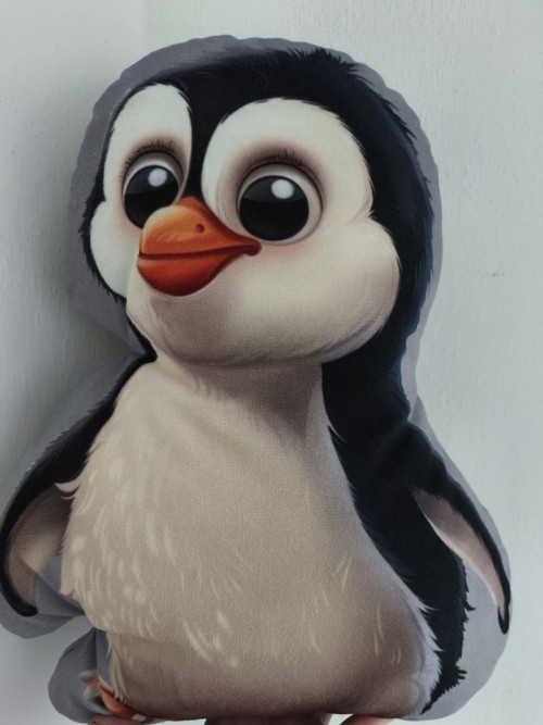 Polštářek 3D tučňák.