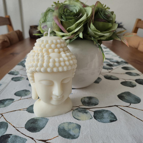 Sojová svíčka - Budha XXL. Bez parfemace.
