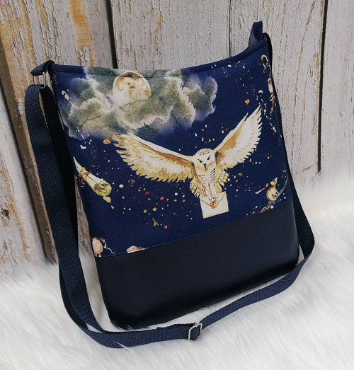 Crossbody (Sova na modrom)