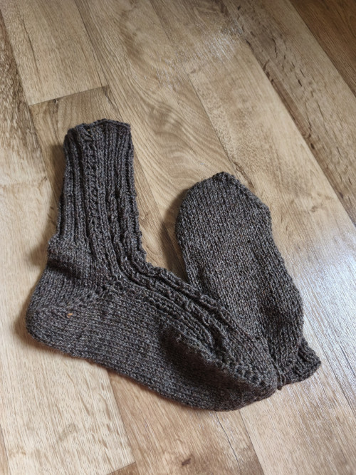 Pletené ponožky d.chodidla 22 cm+