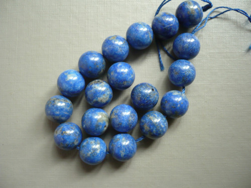 Vrt. korálek - lapis lazuli 11 mm, 1 ks