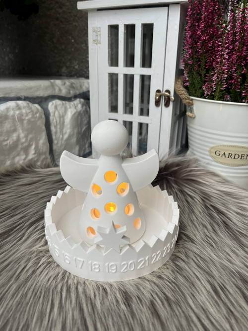 3D Adventní kalendář - set (anděl - lucernička)