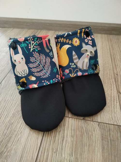 Capáčky ze softshellu