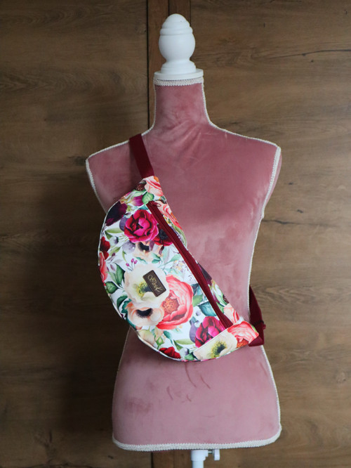 Ledvinka - crossbody kabelka - ekokůže se vzorem