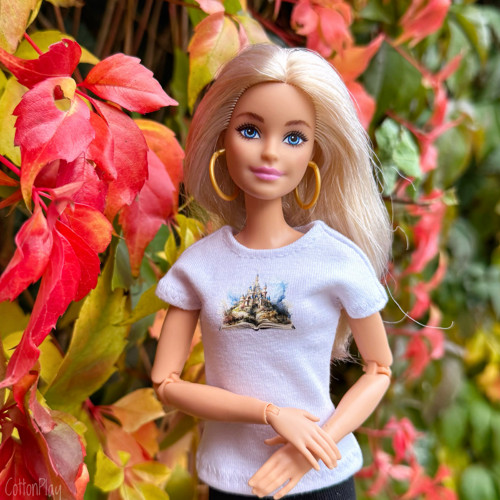 Pohádkový zámek - tričko pro Barbie