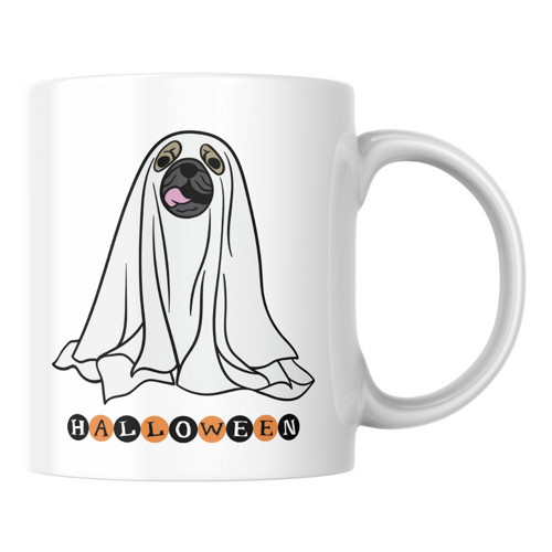 Halloween se psem - Hrníček — foto 1