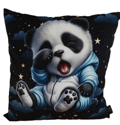 Polštářek - ospalá panda.