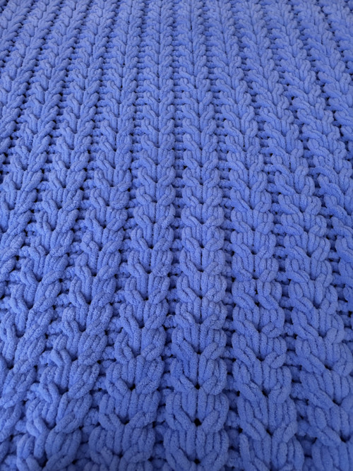 Deka Puffy rozměr 140x180 cm nebesky modrá