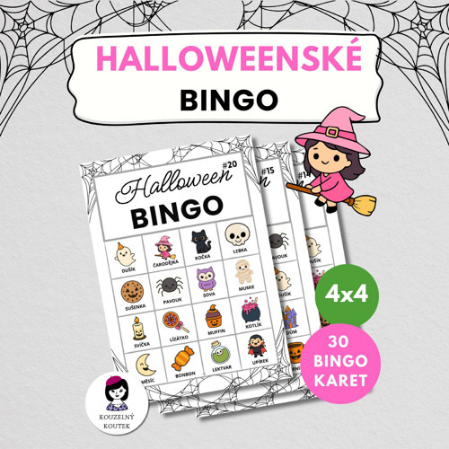 Halloweenské bingo - hra pro děti | halloween |