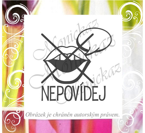 Nepovídej pusa 451 a). Razítko. — foto 1