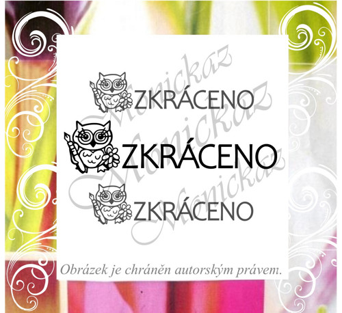 Zkráceno sovička 189 c). Razítko motivační.