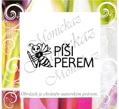 Píši perem včelka 332. Razítko — foto 1