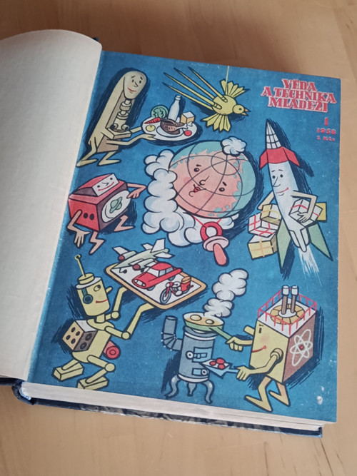 Věda a technika mládeži - svázané časopisy - 1958
