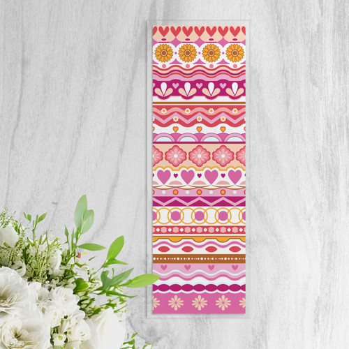 Obsah hlavy je důležitý záložka - ornament srdíčka