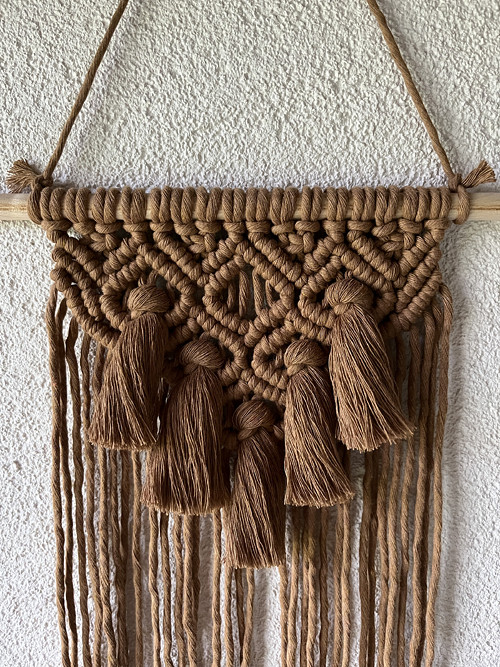 Macramé na zeď