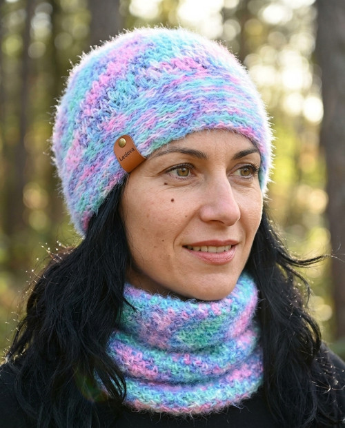 Čepice a nákrčník / merino 2678