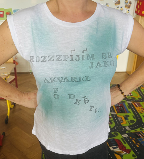 Triko: Rozzzpíjím se jako akvarel…