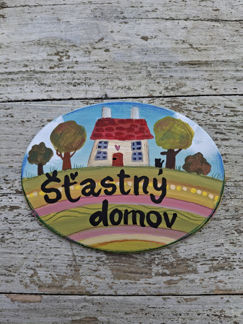 Stredni cedulka na dveře