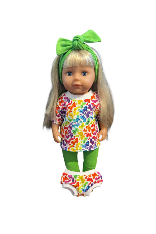Oblečko pre Baby Born 43 cm - srdiečka