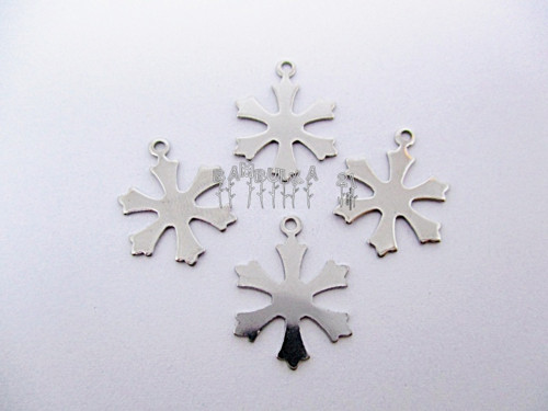 Přívěsek vločka 19,5 x 15mm z chirurgické oceli