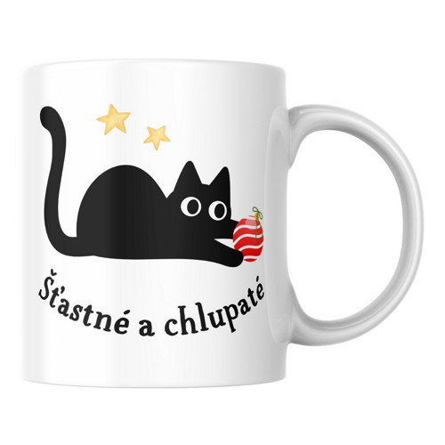 Šťastné a chlupaté Vánoce s kočkou 2 - Hrníček