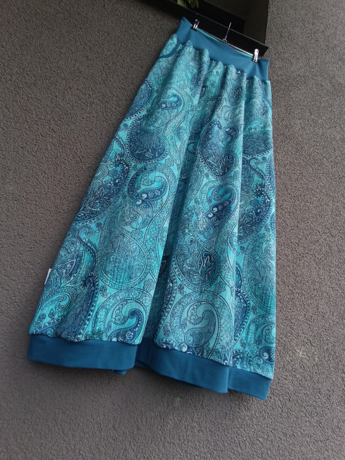 Paisley Blue ... suknička dlouhá M/L
